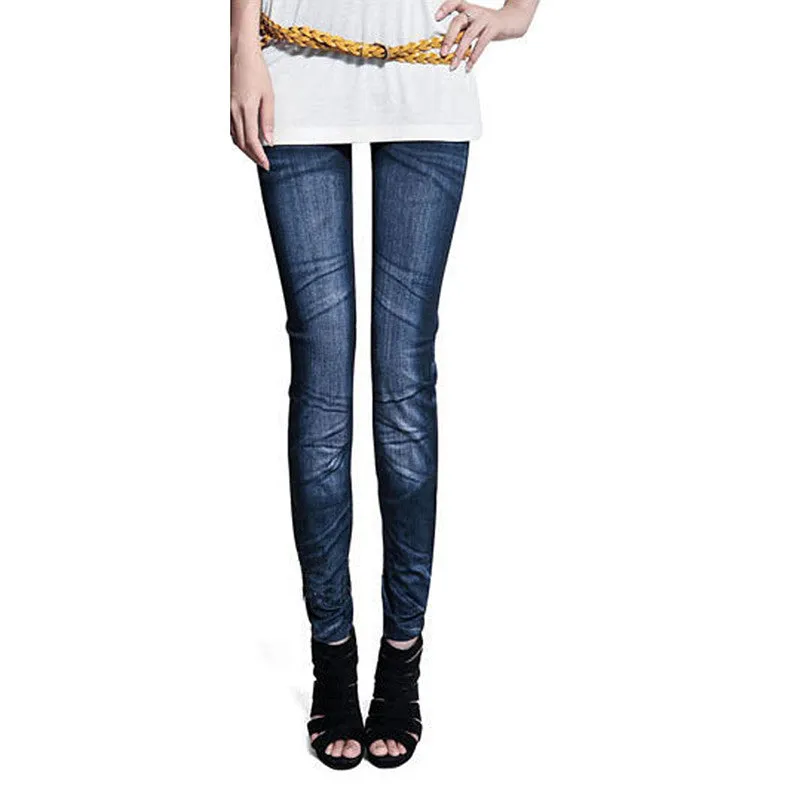 1764 Sexy Women Lady Jeans Skinny Jeggings Stretchy Slim Leggings Pants Trousers LE2 SM6