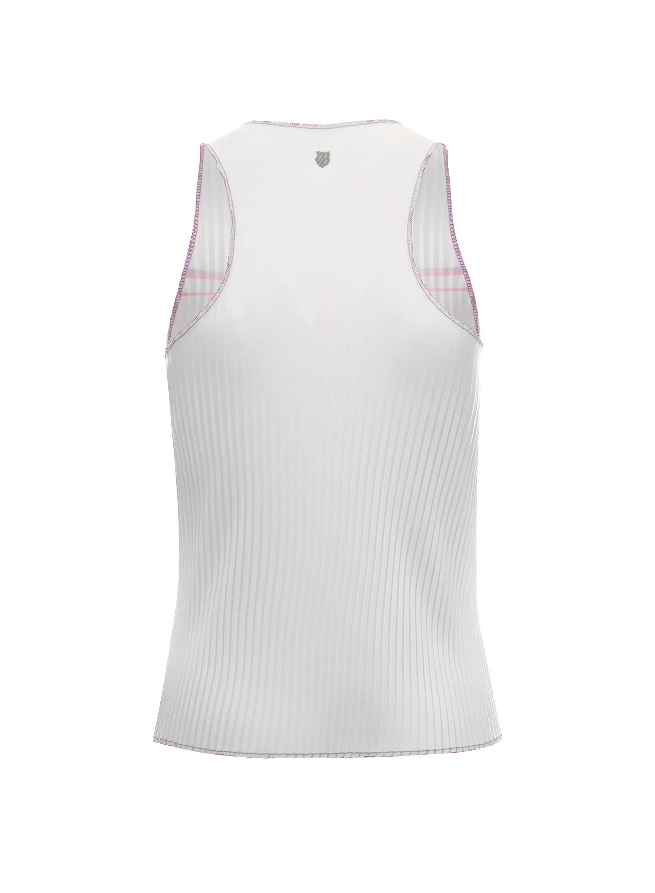 196048-182 | SCULPT PLEATED TANK | WHITE ANGEL