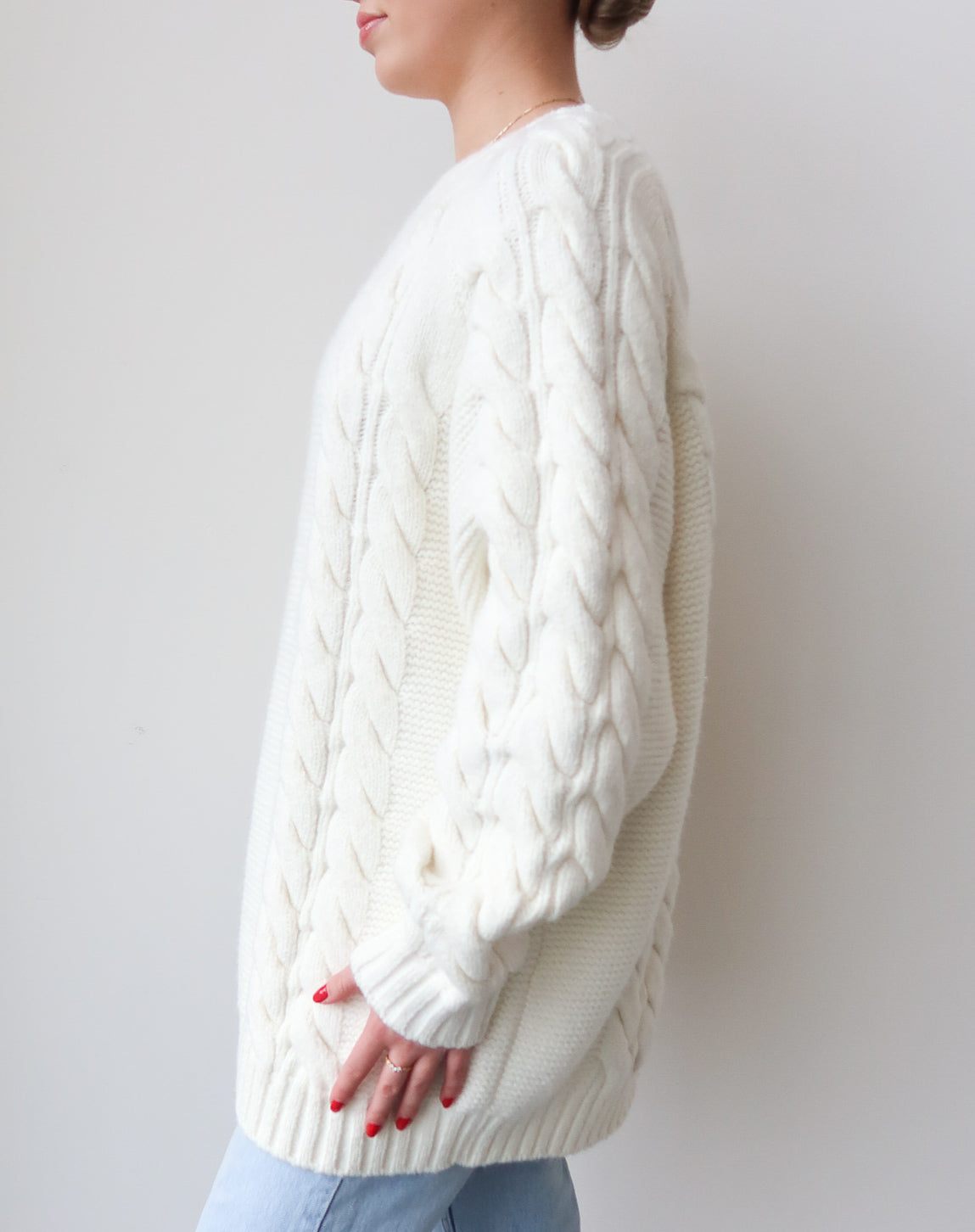 Adele Cable Knit Sweater