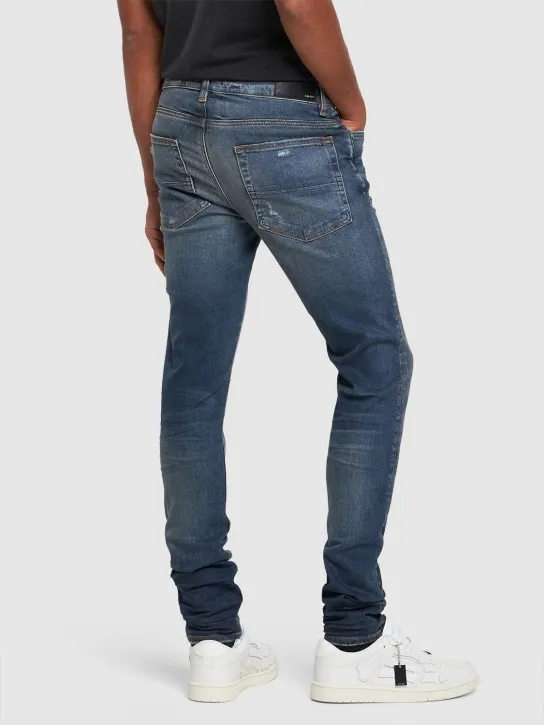 Amiri   15cm Stack cotton denim jeans 