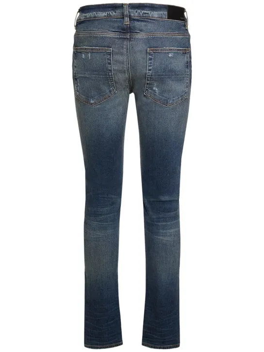 Amiri   15cm Stack cotton denim jeans 