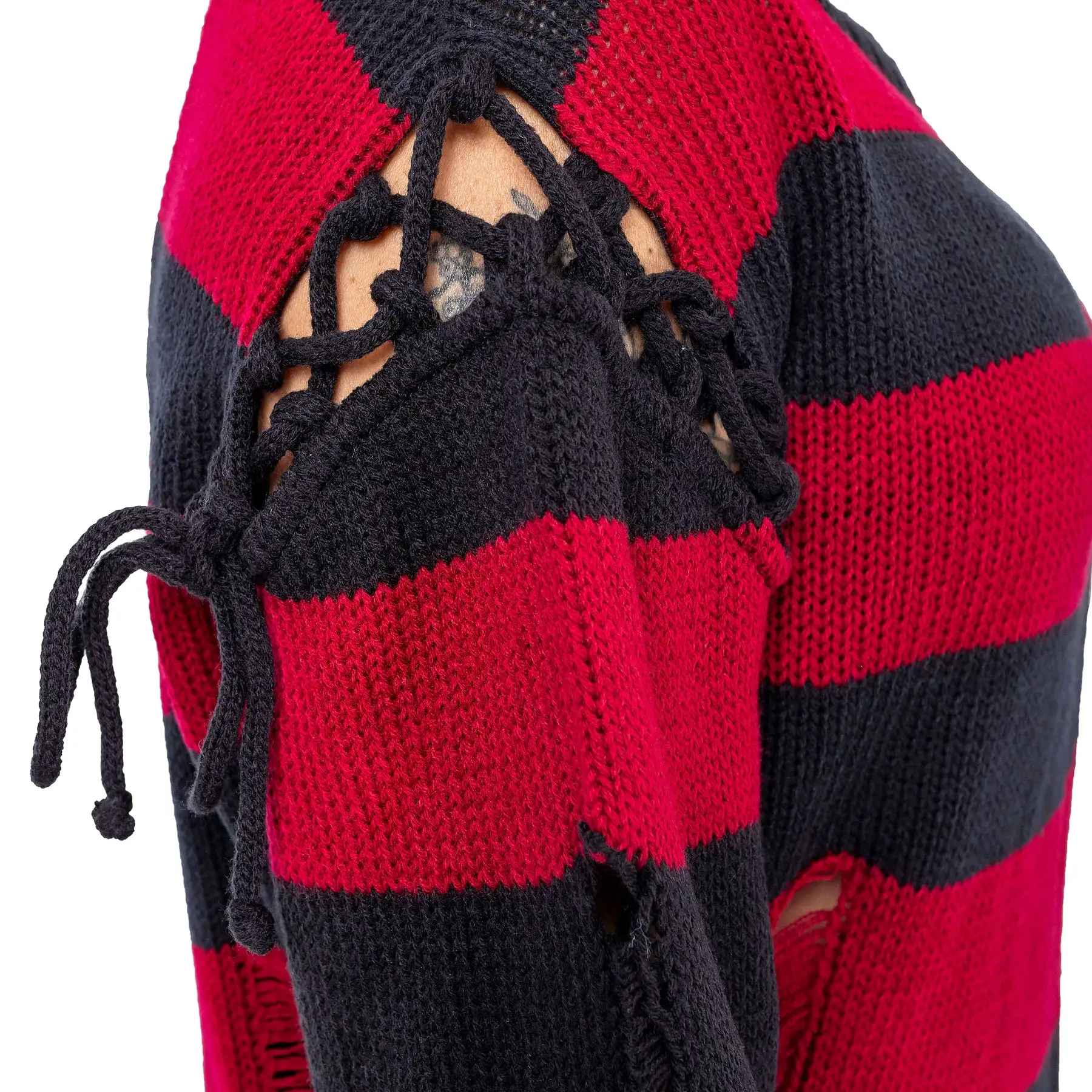 ARCADIA JUMPER - BLACK/RED