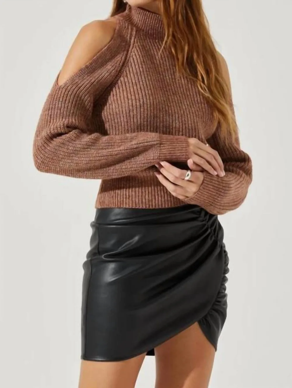 ASTR - Tori Cold Shoulder Sweater