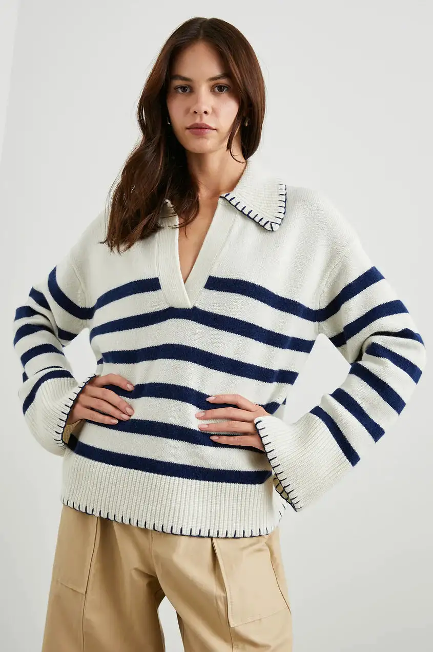 Athena Striped Sweater