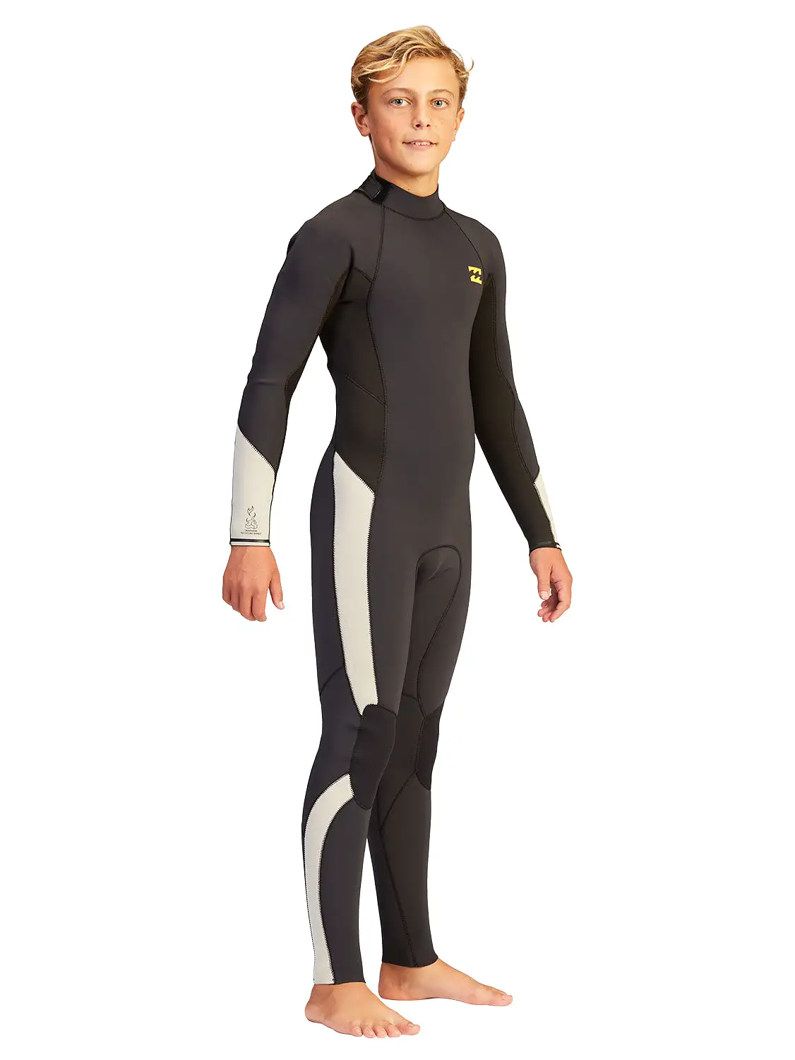 Billabong Boys 3/2mm Absolute Back Zip Wetsuit