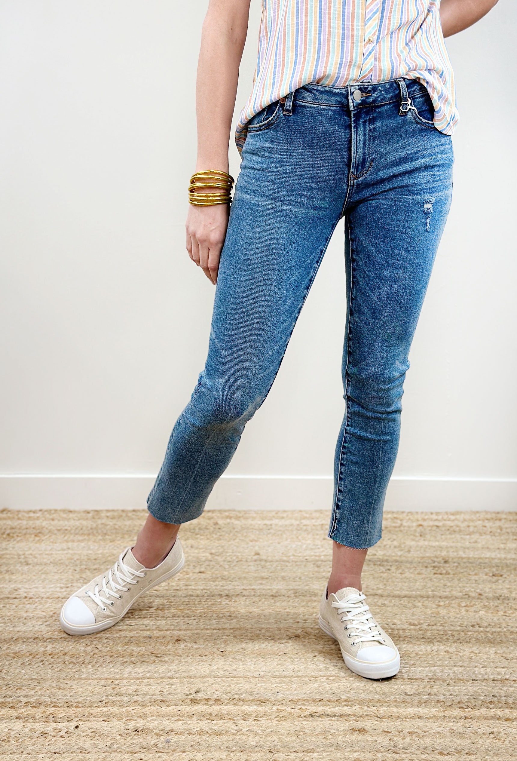 Blaire Straight Denim by Dear John in Seal Beach