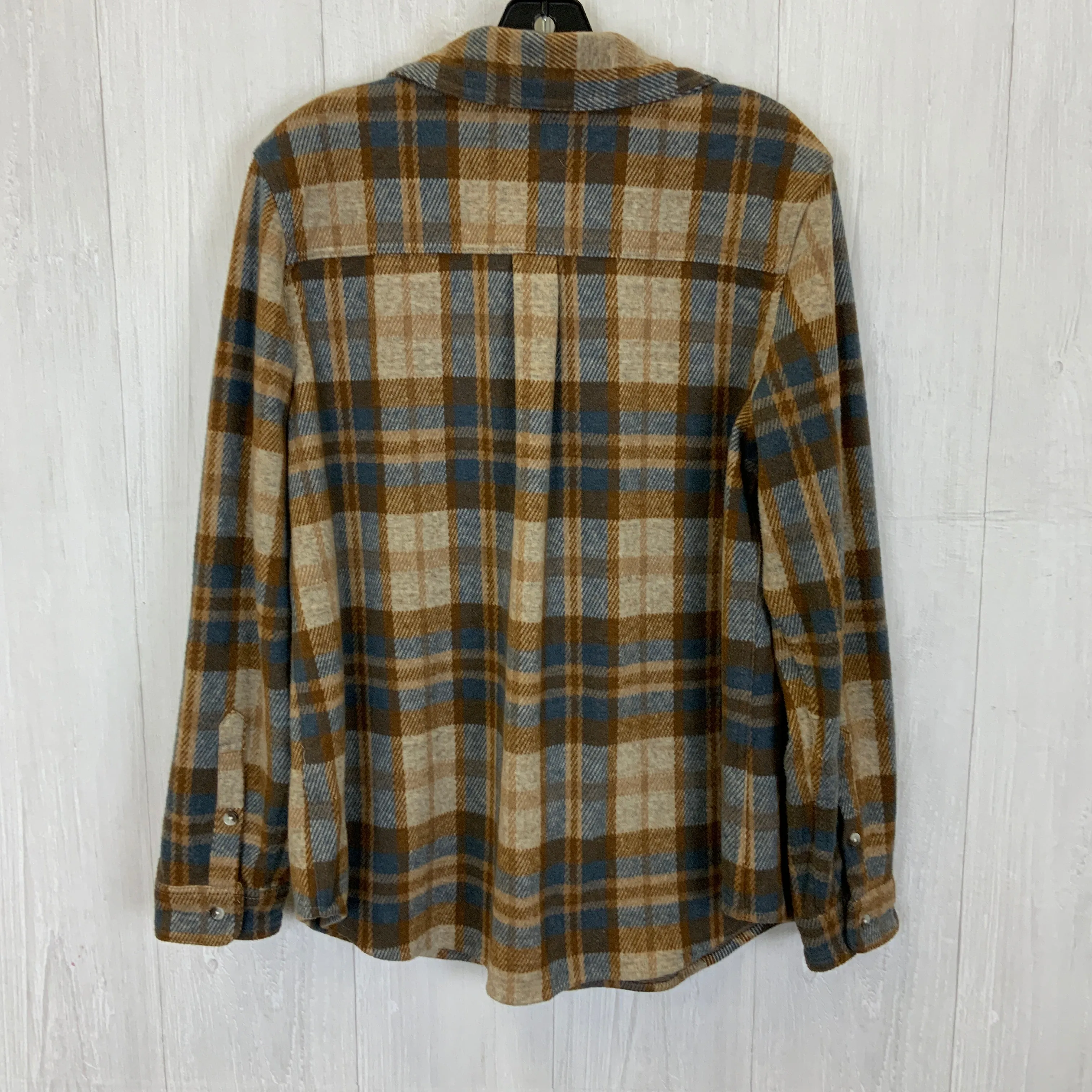 Blouse Long Sleeve By Workshop  Size: Xl