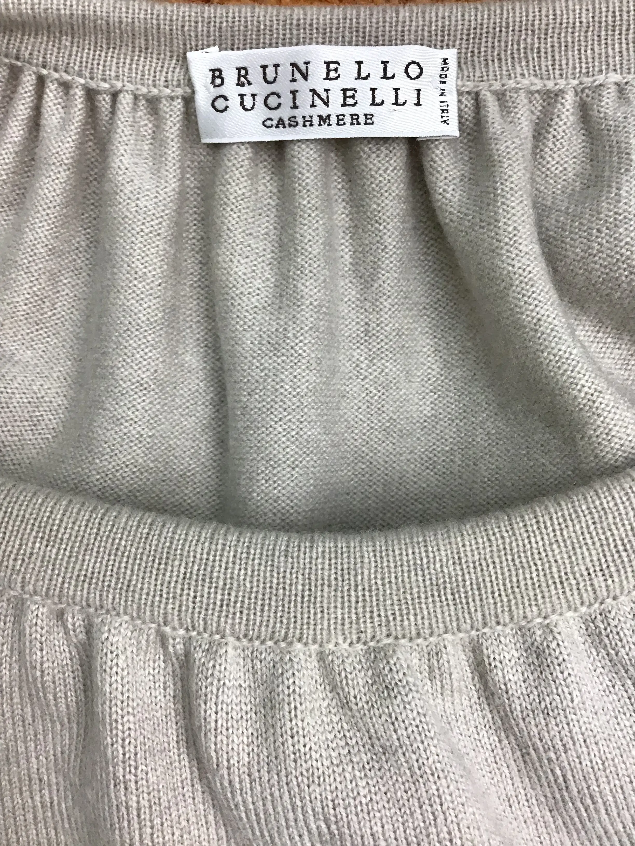 Brunello Cucinelli Cashmere Cold-Shoulder Sweater