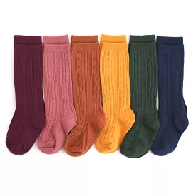 Cable Knit Knee High Socks Bundle