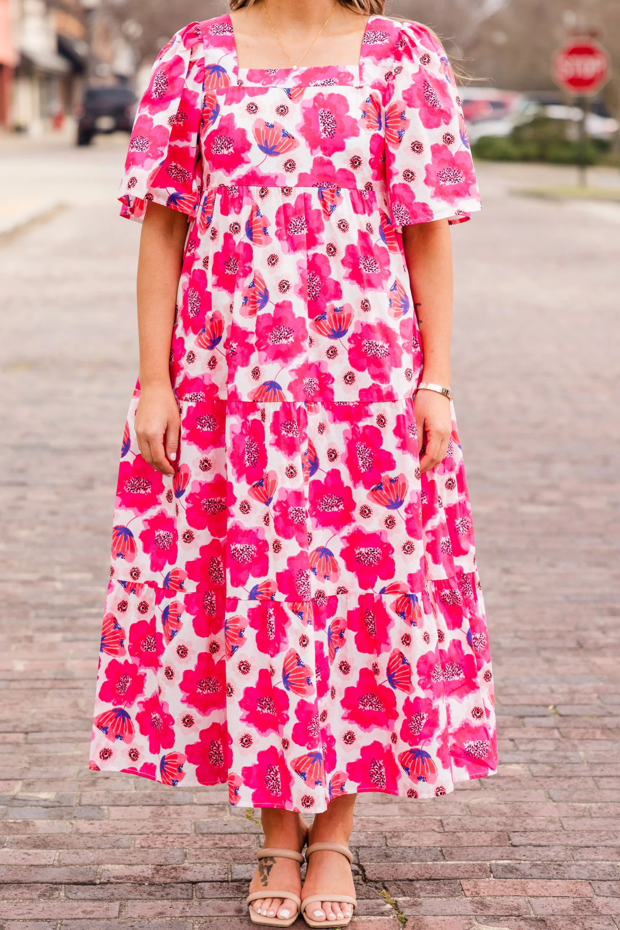 Can't Be Outdone Maxi Dress, Pink