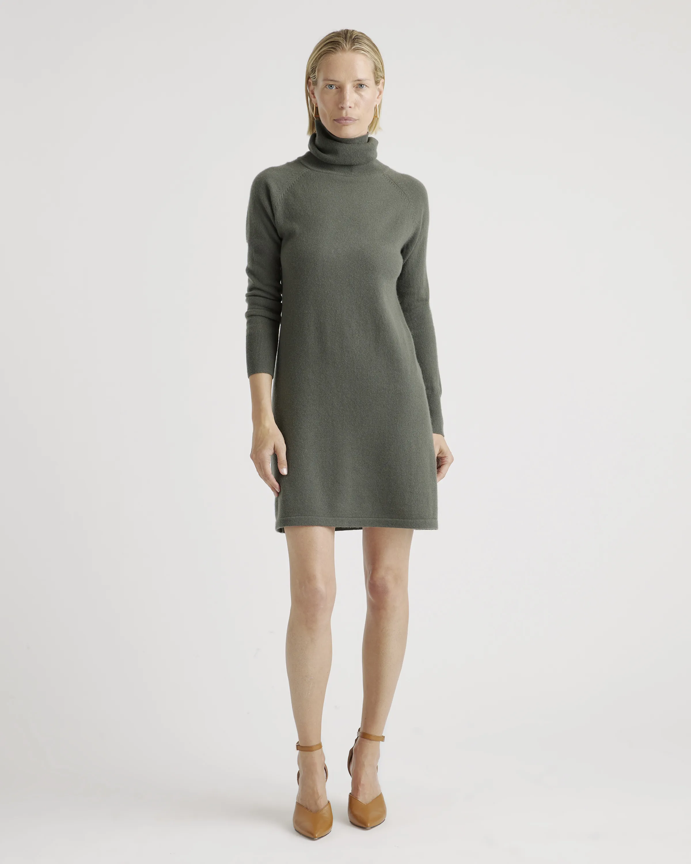 Cashmere Turtleneck Sweater Dress | Quince