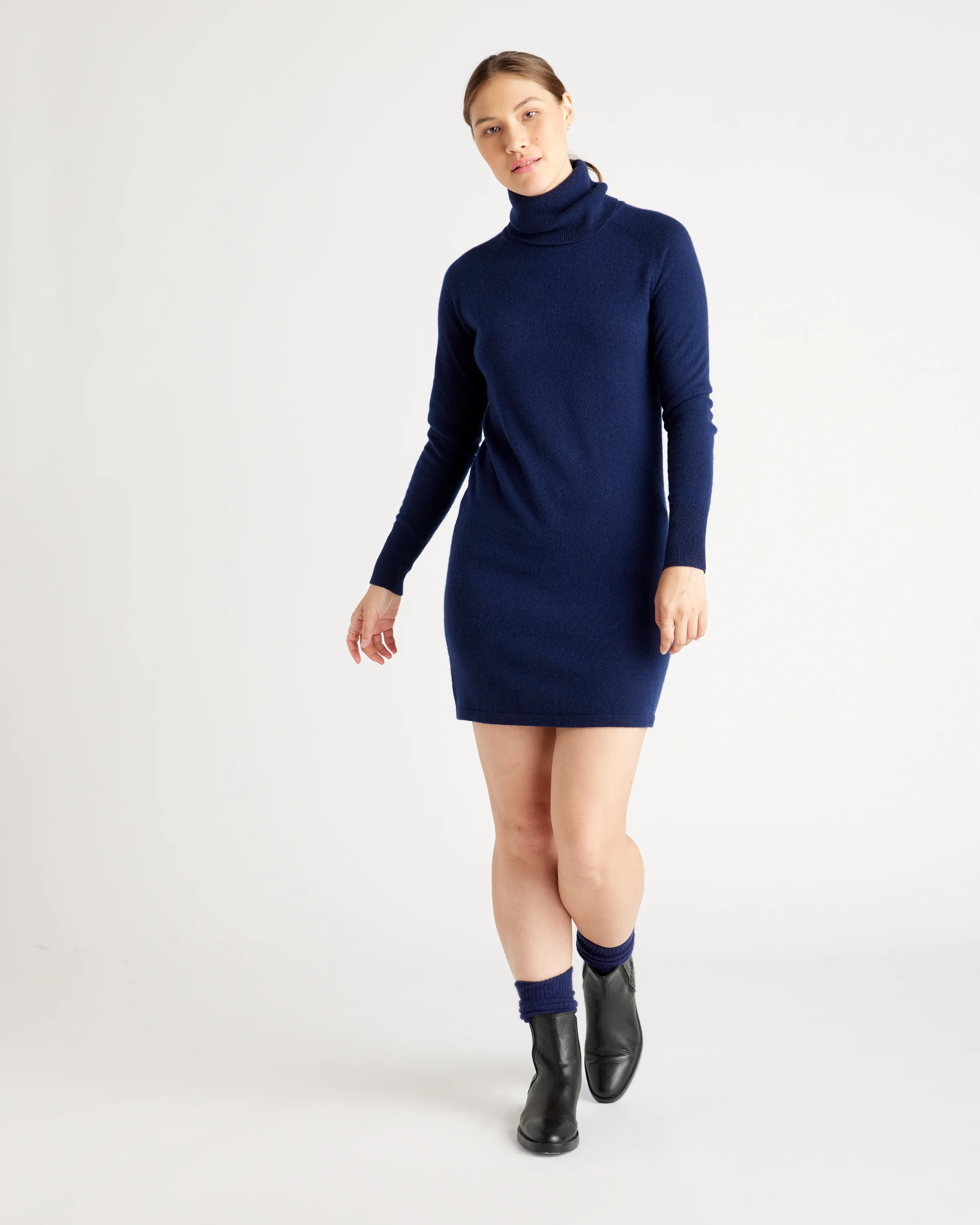 Cashmere Turtleneck Sweater Dress | Quince