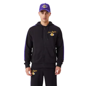 Completo Tuta Full-Zip LA Lakers NBA Script nera