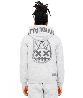 CULT ZIP HOODY (621B0-ZH22B) HEATHER GREY