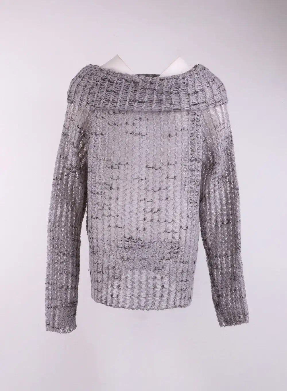 Distressed Knit Sweater CF401