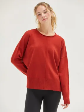 Drop Shoulder Pullover Sweater