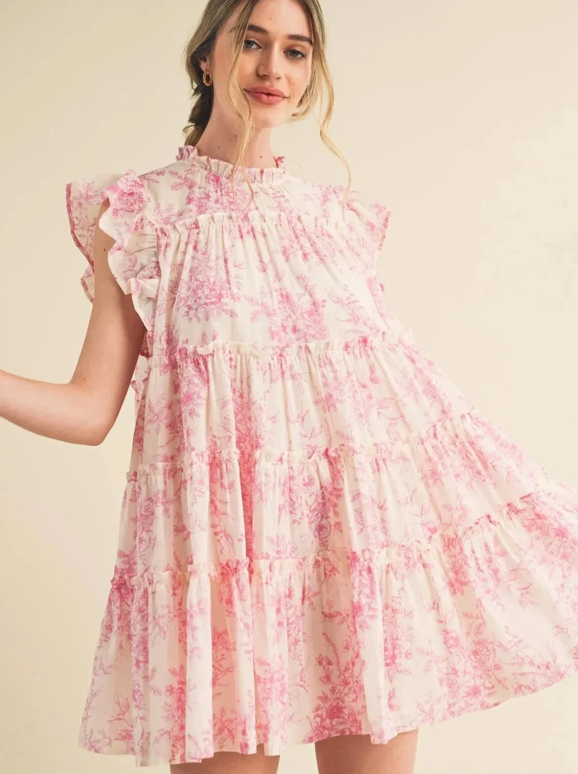 Fairytale Flutter Sleeve Dress