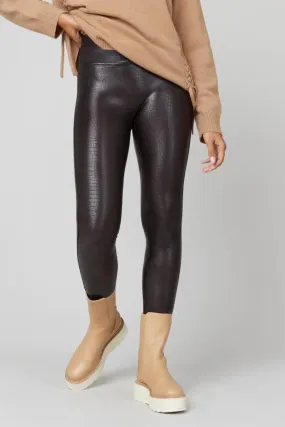 Faux Leather Croc Shine Legging