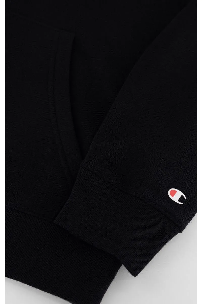 Felpa con cappuccio full-zip uomo Nero