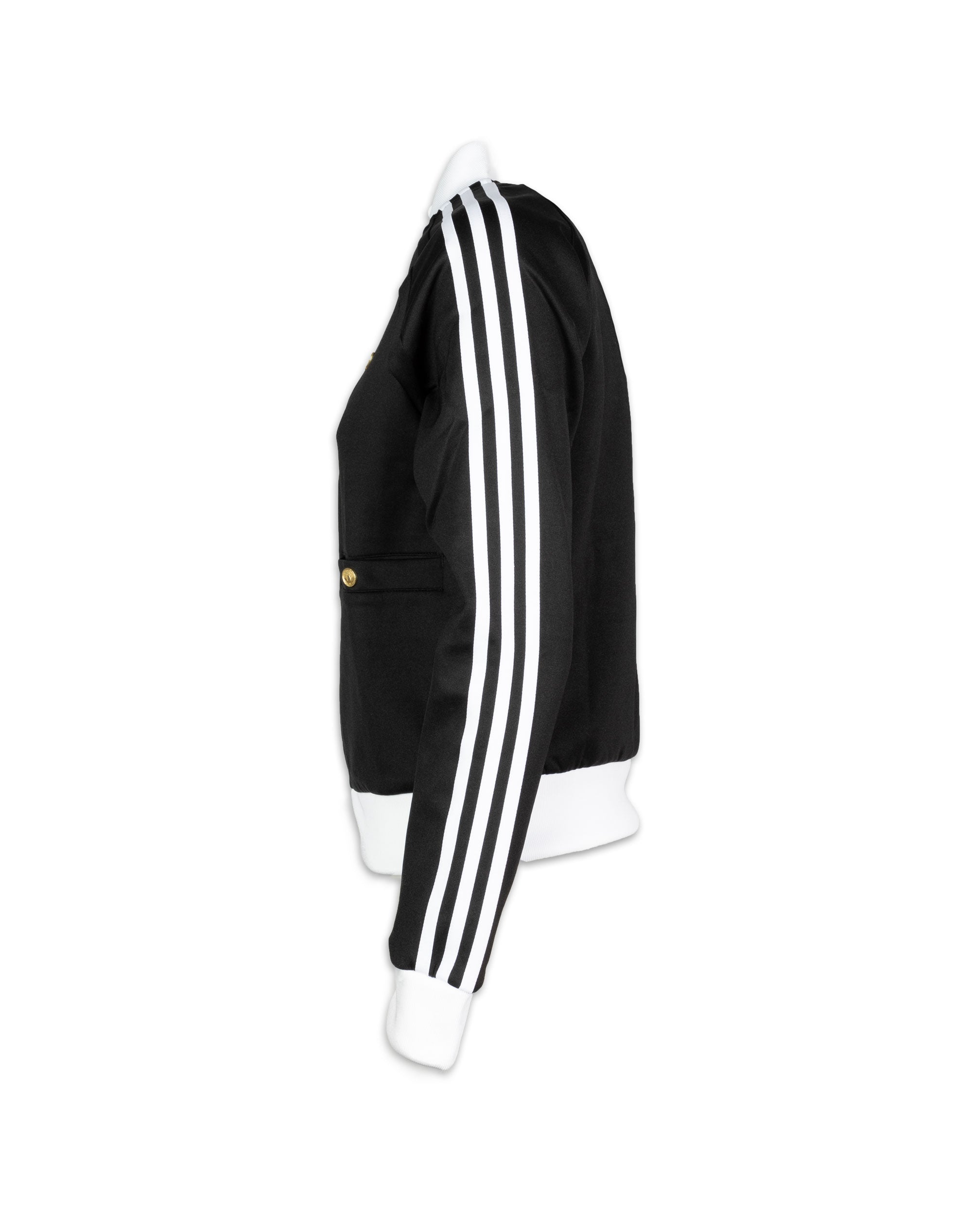 Felpa Crop Adidas Originals Donna Nero