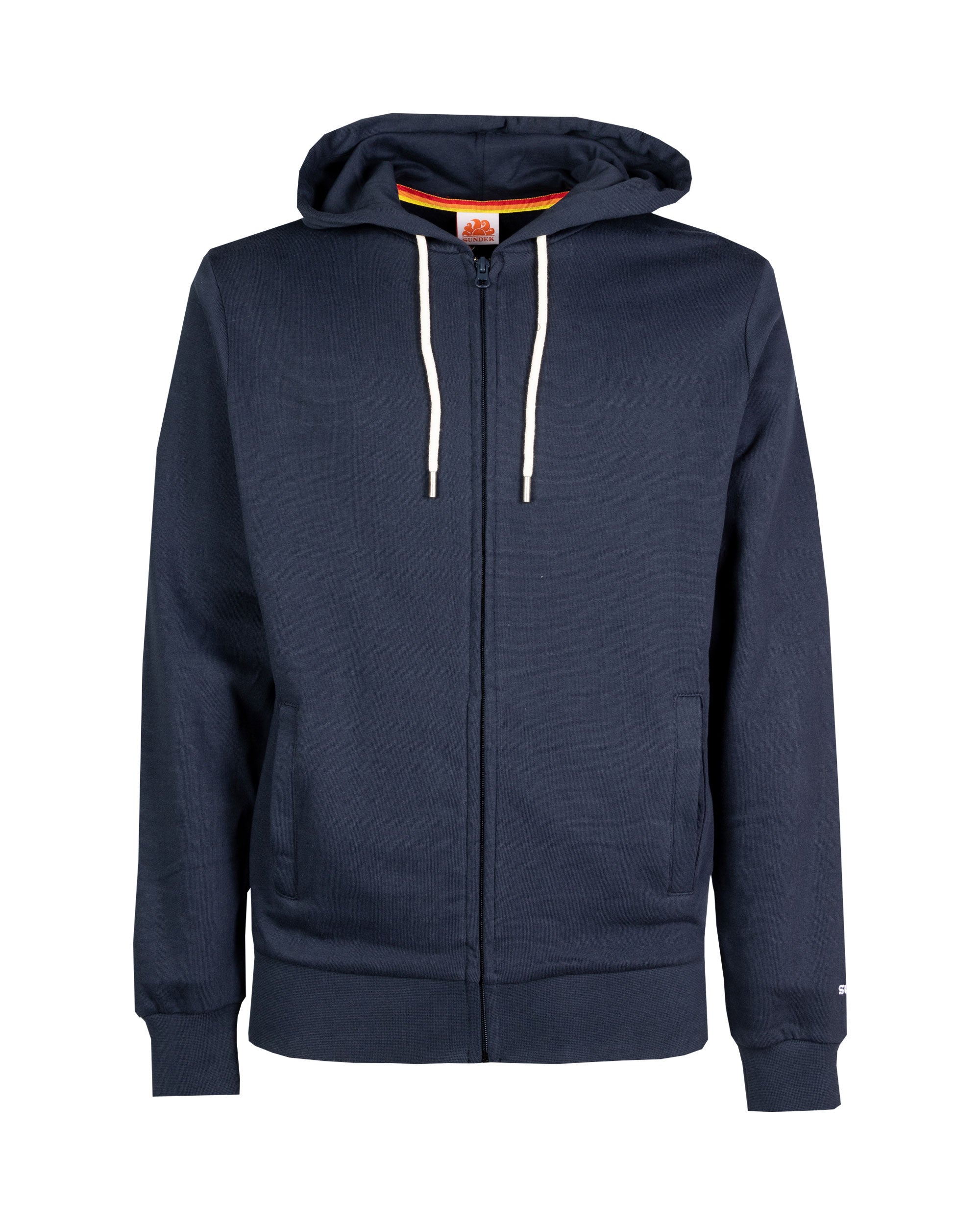 Felpa Full Zip Uomo Sundek Blu