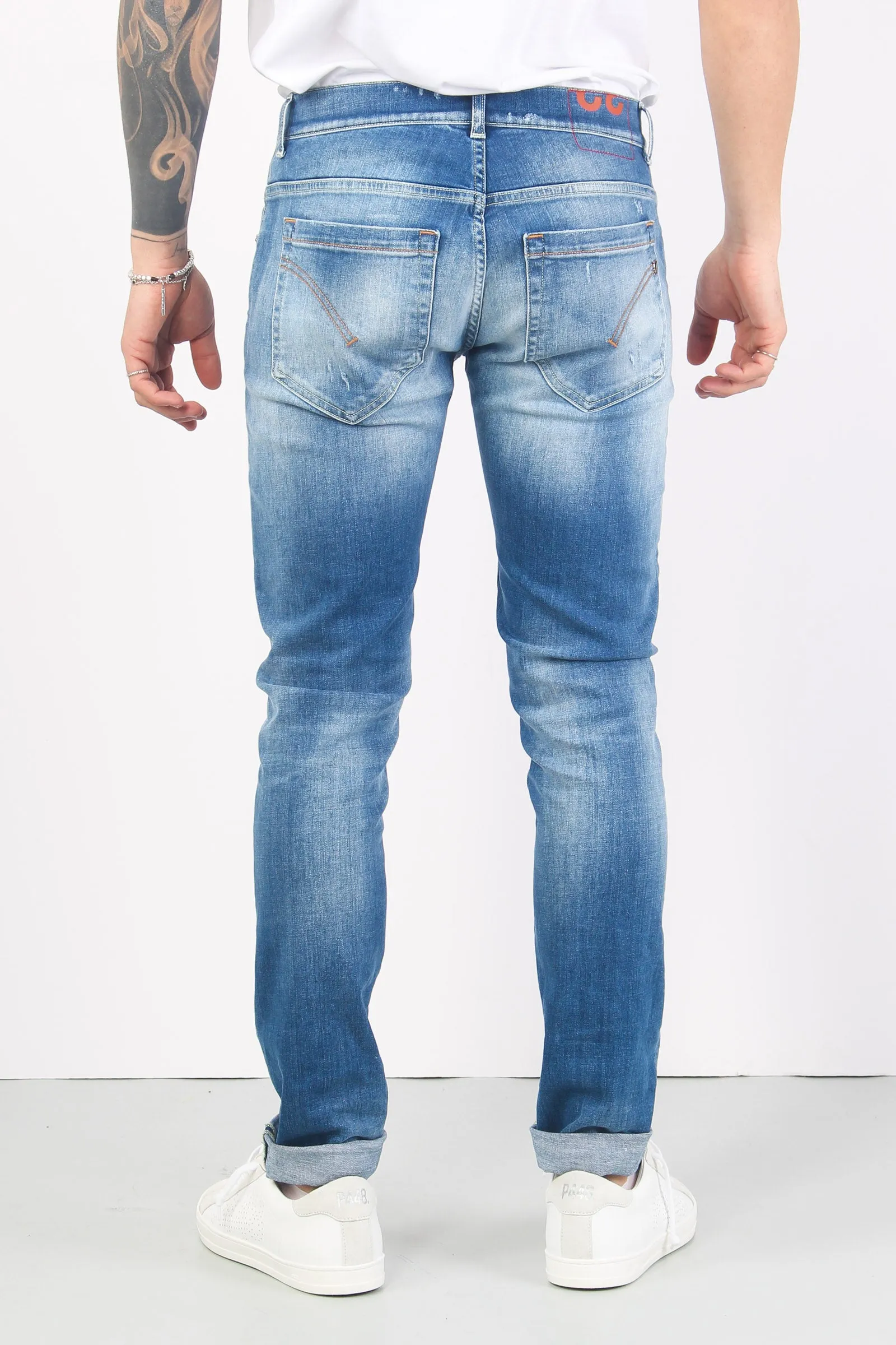 George Jeans Rotture Denim Medio