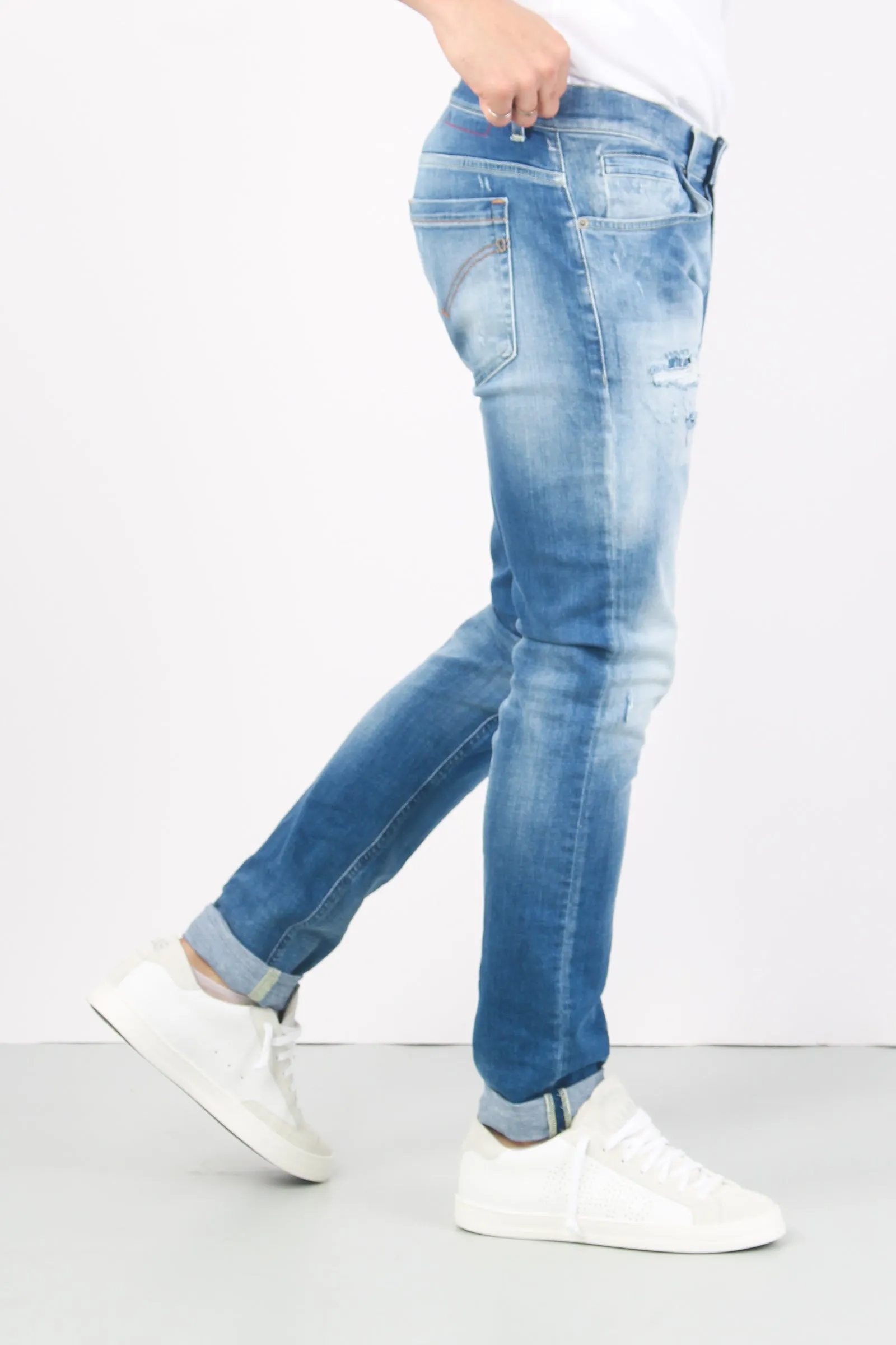 George Jeans Rotture Denim Medio