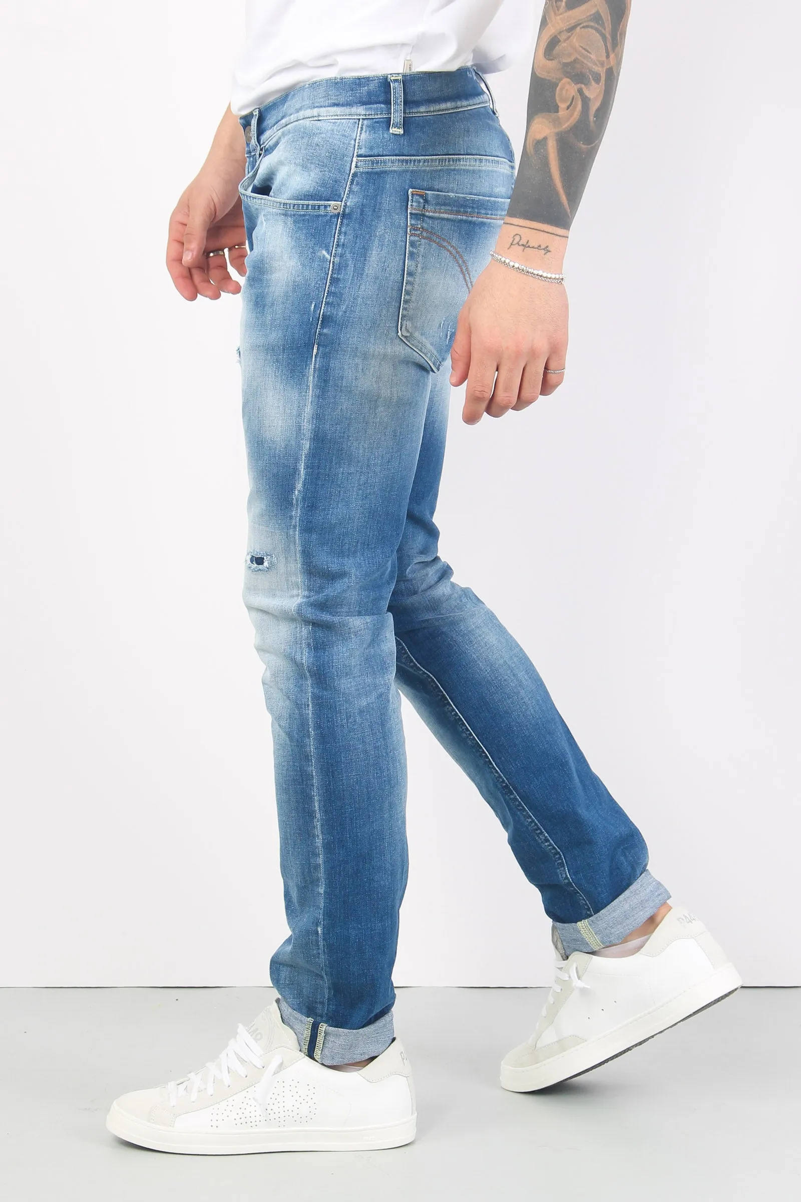 George Jeans Rotture Denim Medio