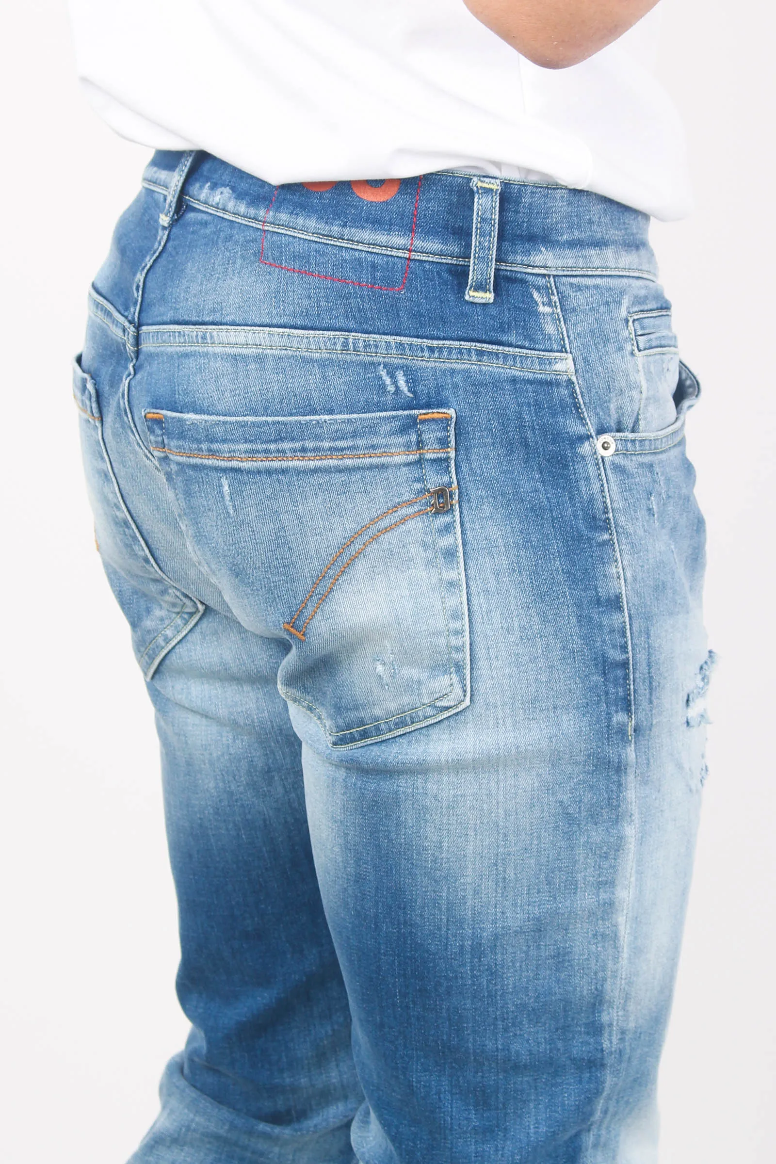 George Jeans Rotture Denim Medio