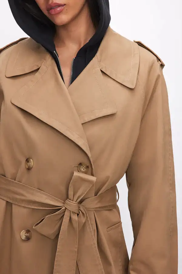 GOOD AMERICAN CLASSIC TRENCH COAT