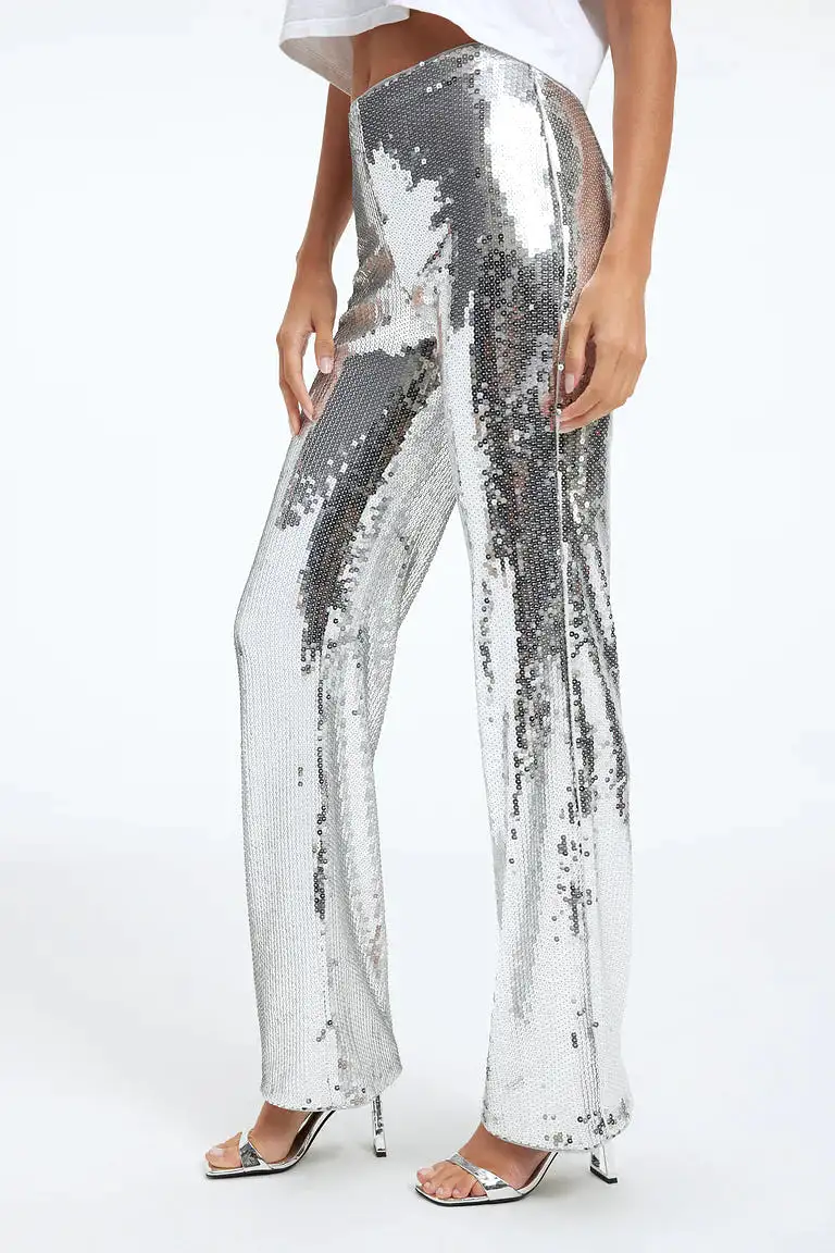 Good American Glitter Pant