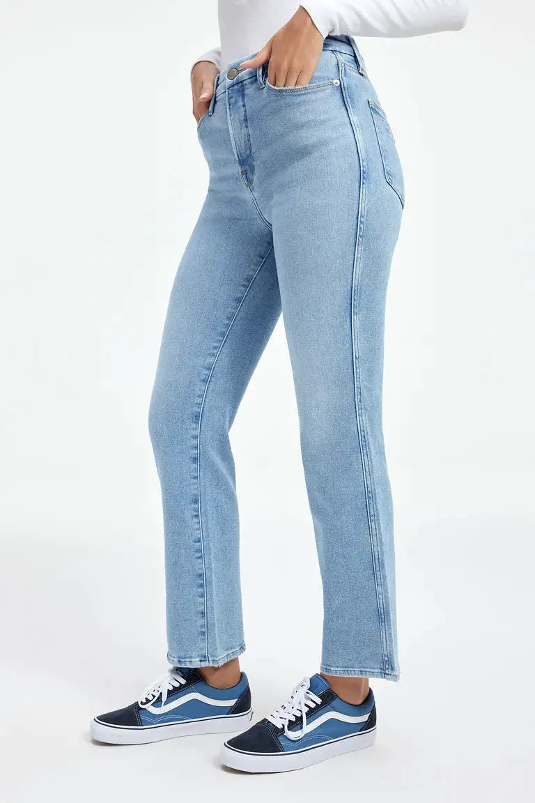 Good American GOOD CURVE STRAIGHT JEANS - Indigo