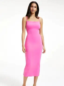 Good American Pink Scuba Dress