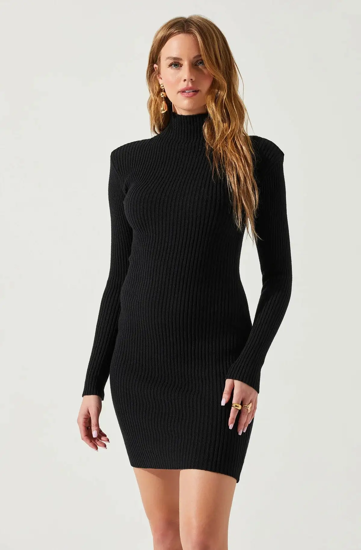 Gwendolyn Turtleneck Sweater Mini Dress