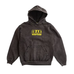 IRAK Logos Hoody Cocoa Mineral Wash