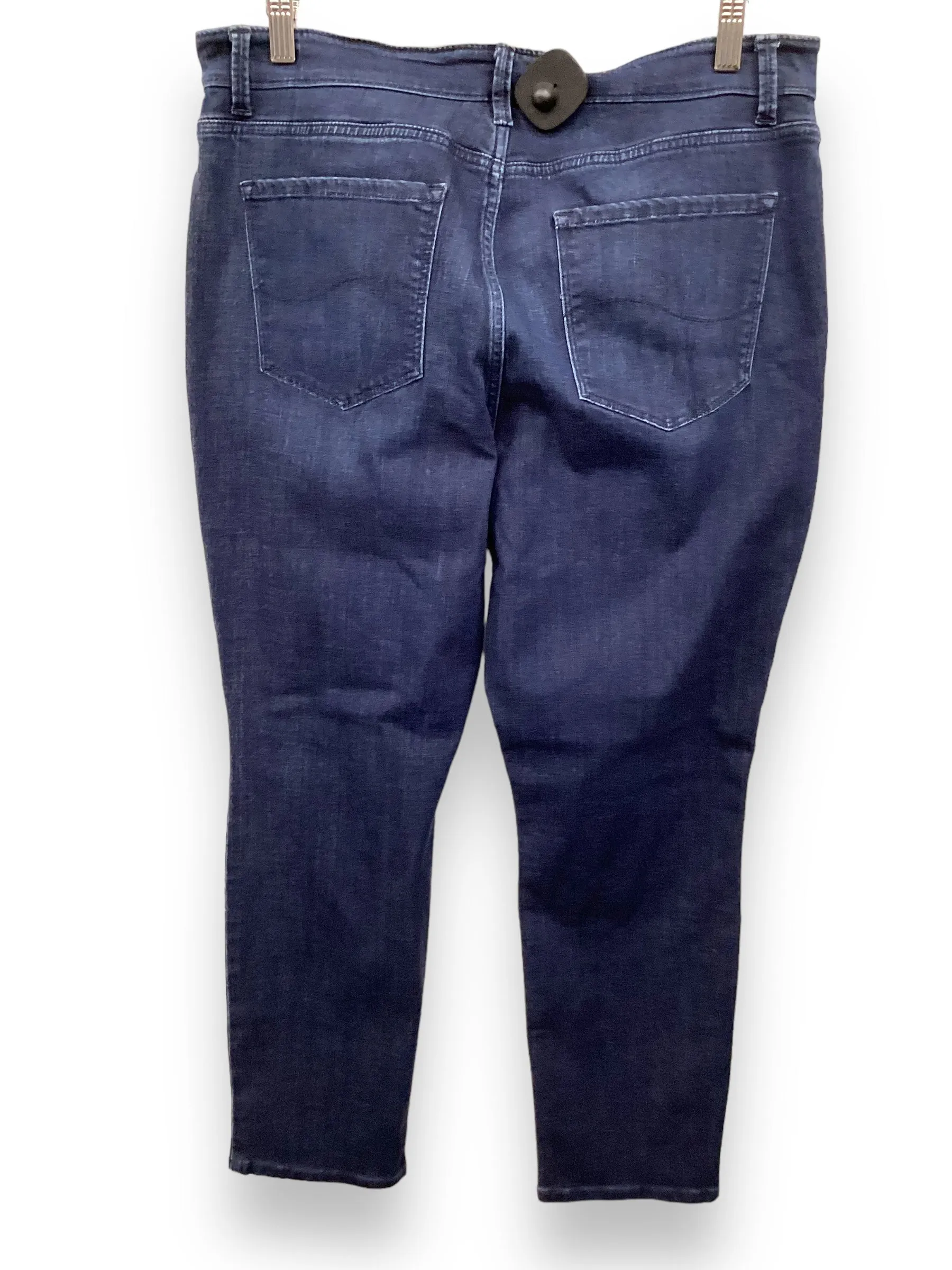 Jeans Straight By Lee In Blue, Size: 14