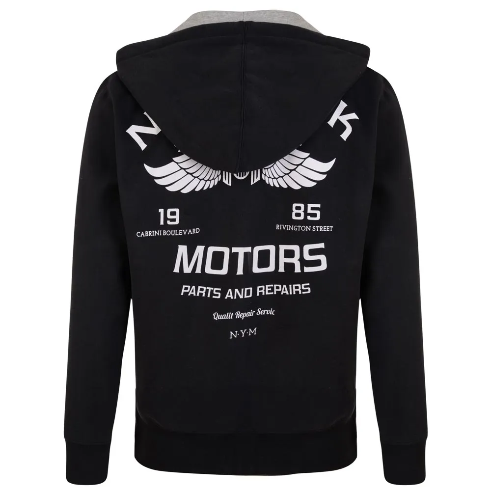 Kam New York Motor Hoody - Black