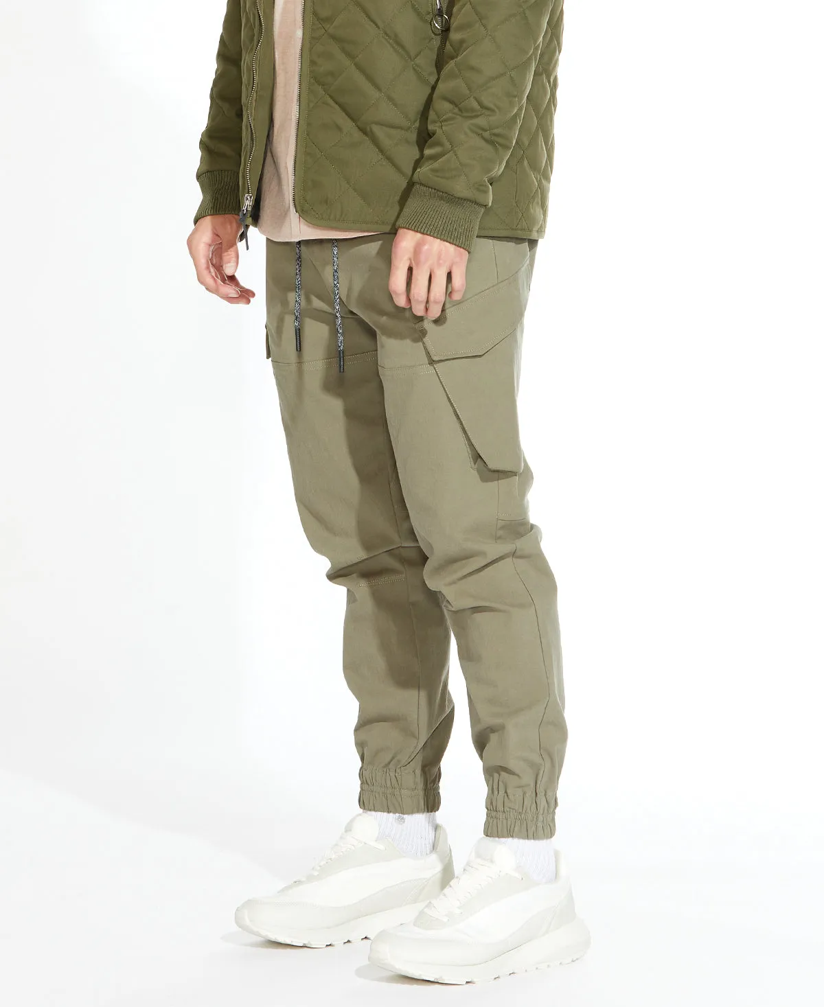 Kent Relaxed Cargo Jogger (Dark Olive)