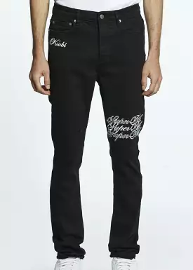 Ksubi Chitch Scripted Black Jeans