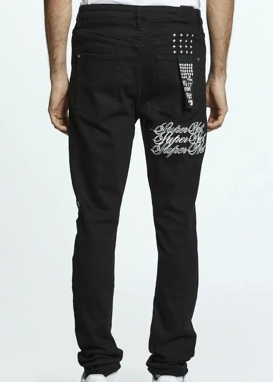 Ksubi Chitch Scripted Black Jeans