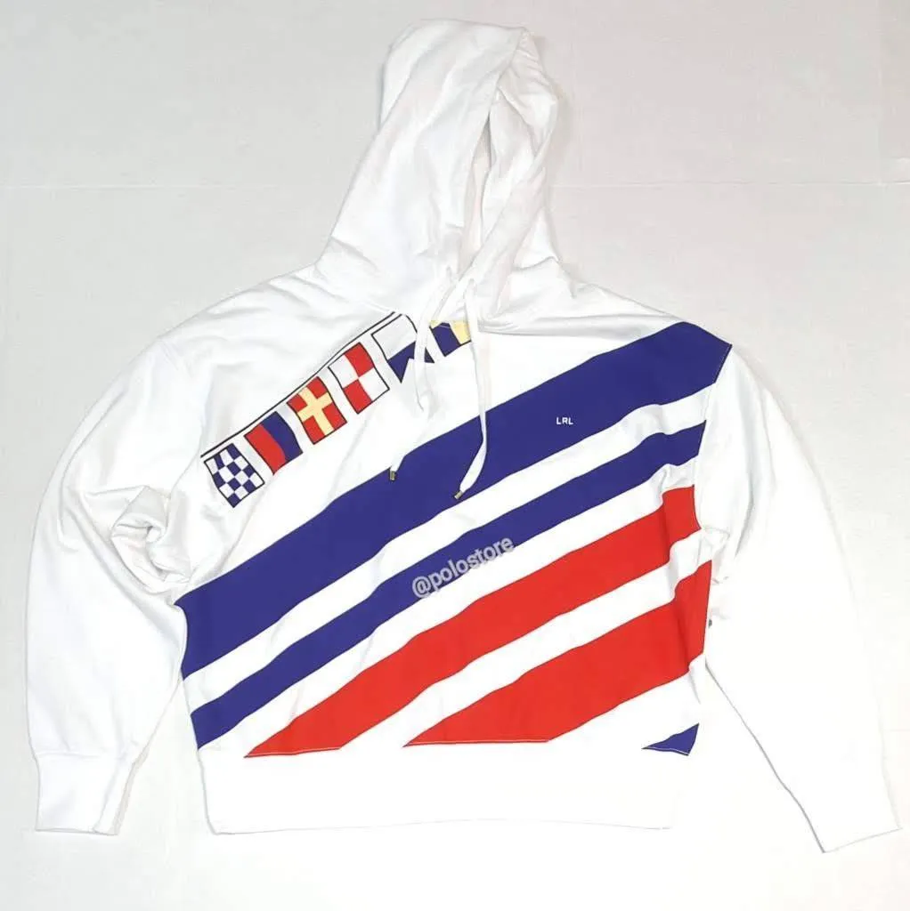 Lauren by Ralph Lauren Women’s Flag Stripes Hoodie