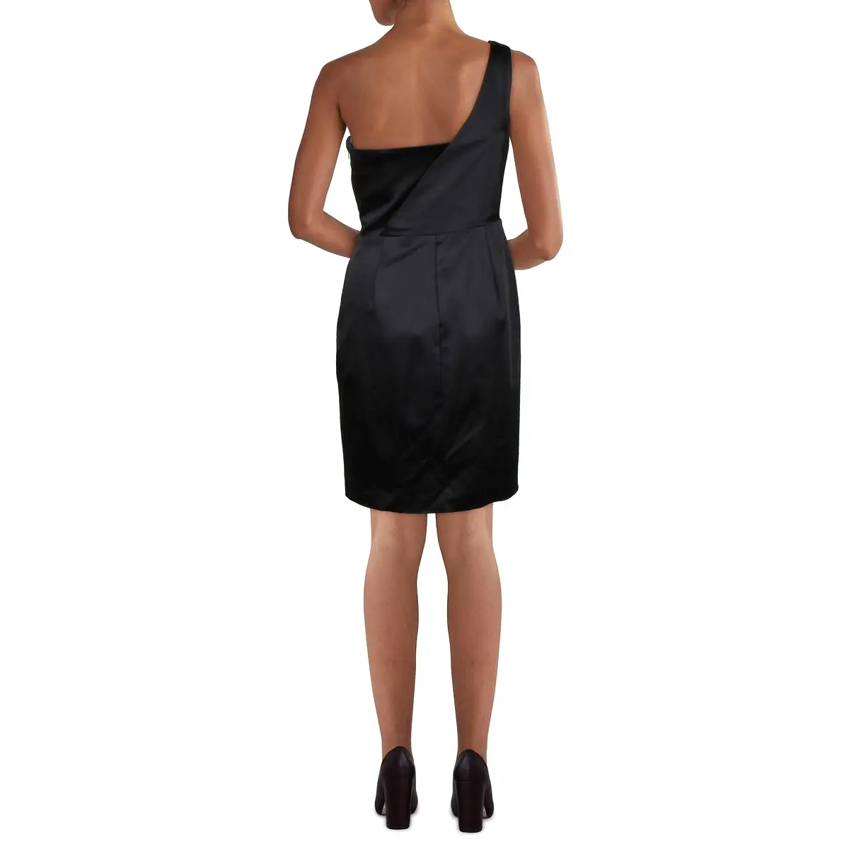 Lauren Ralph Lauren Womens Satin Pleated Cocktail And Party Dress