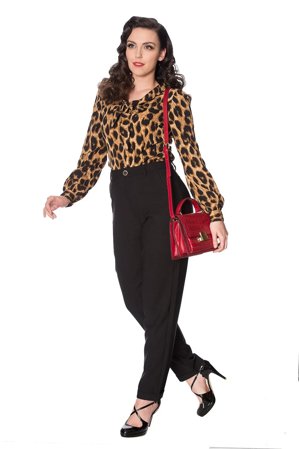 LEOPARD LADY BLOUSE