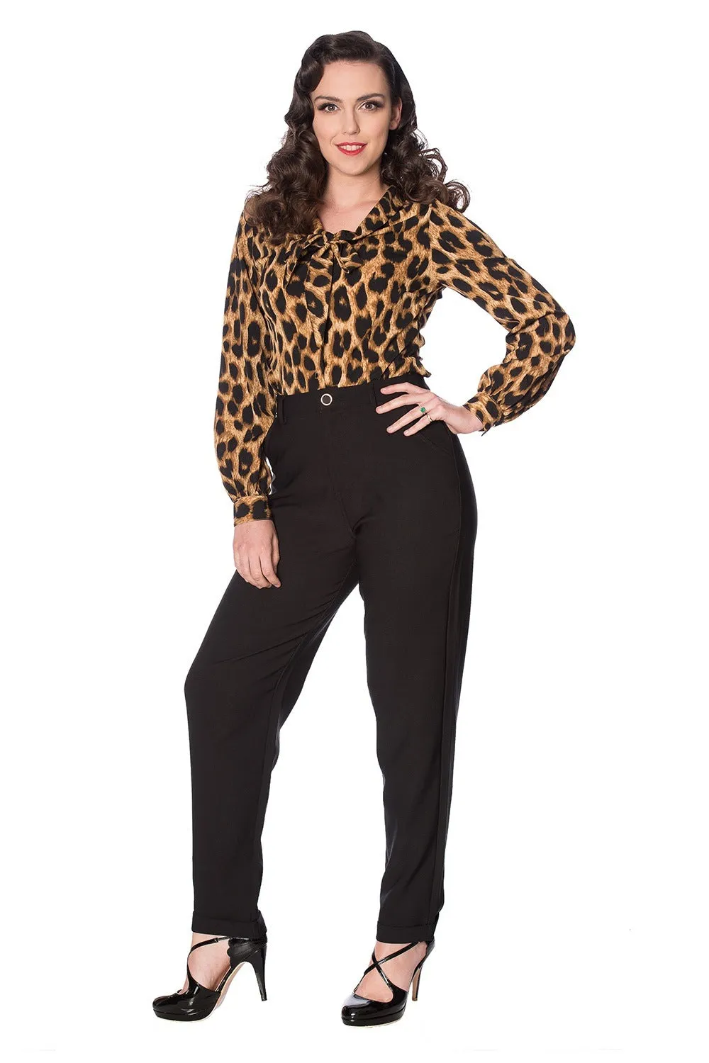 LEOPARD LADY BLOUSE