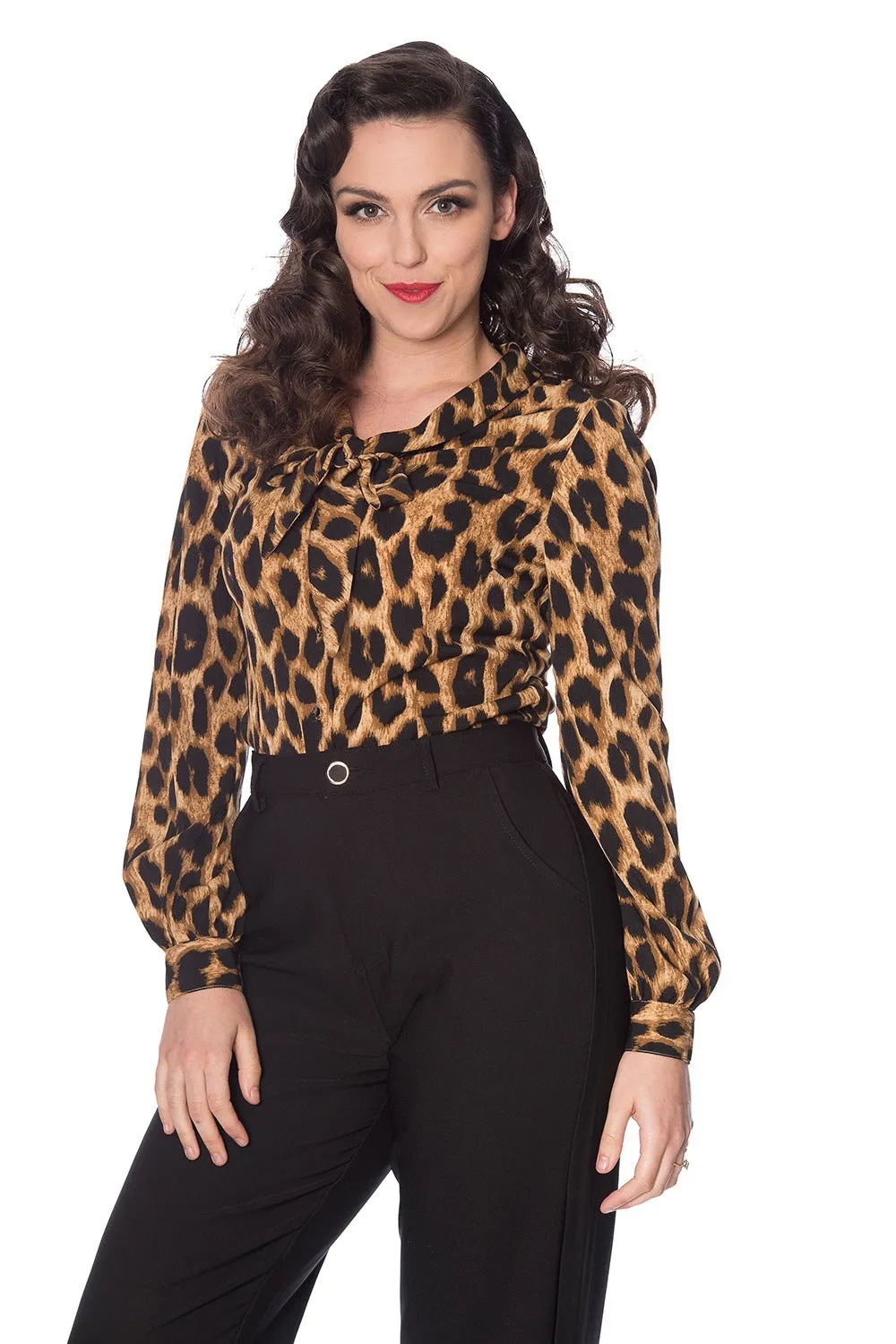 LEOPARD LADY BLOUSE