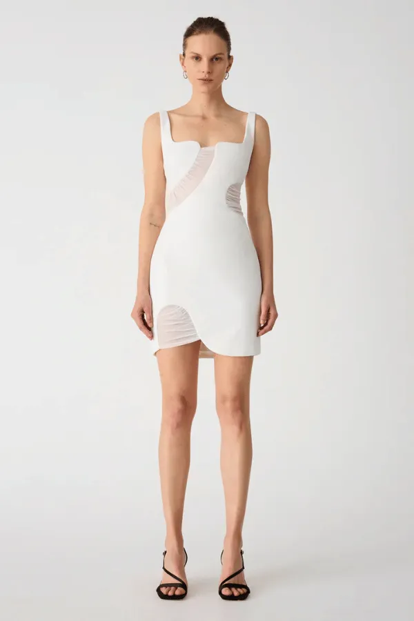 Lupita Mini Dress Ivory