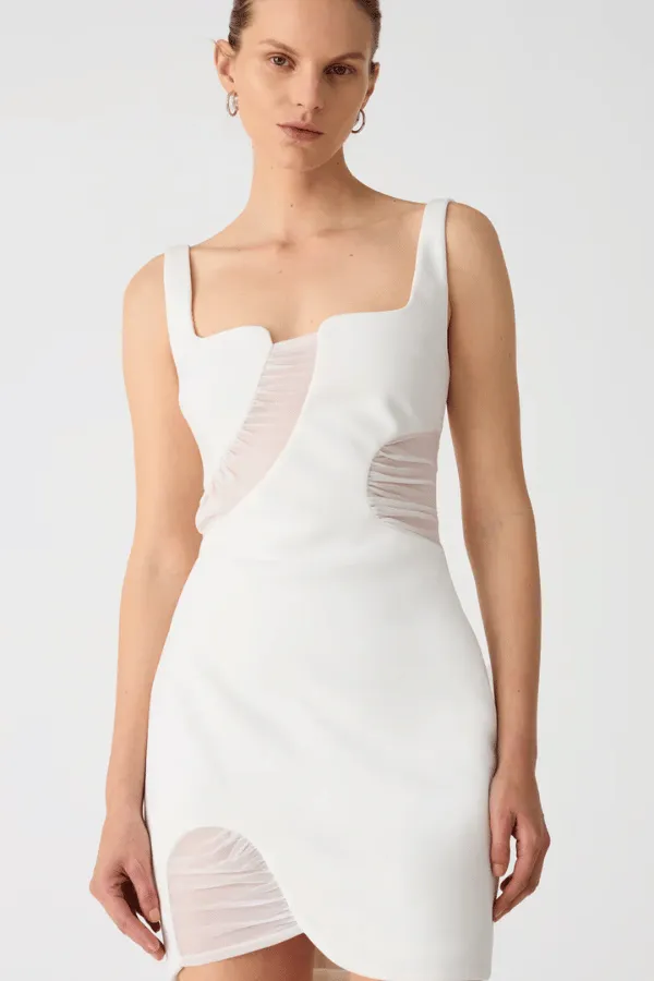 Lupita Mini Dress Ivory