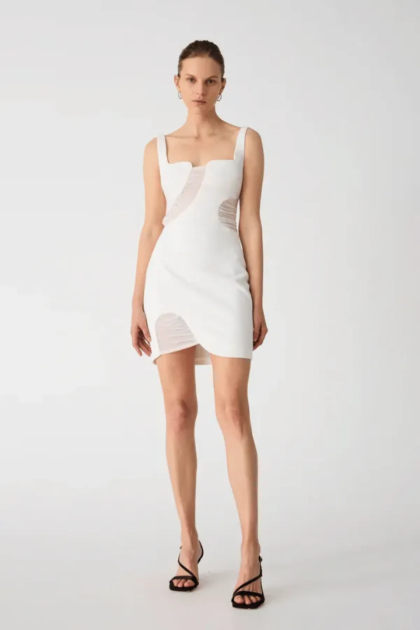 Lupita Mini Dress Ivory