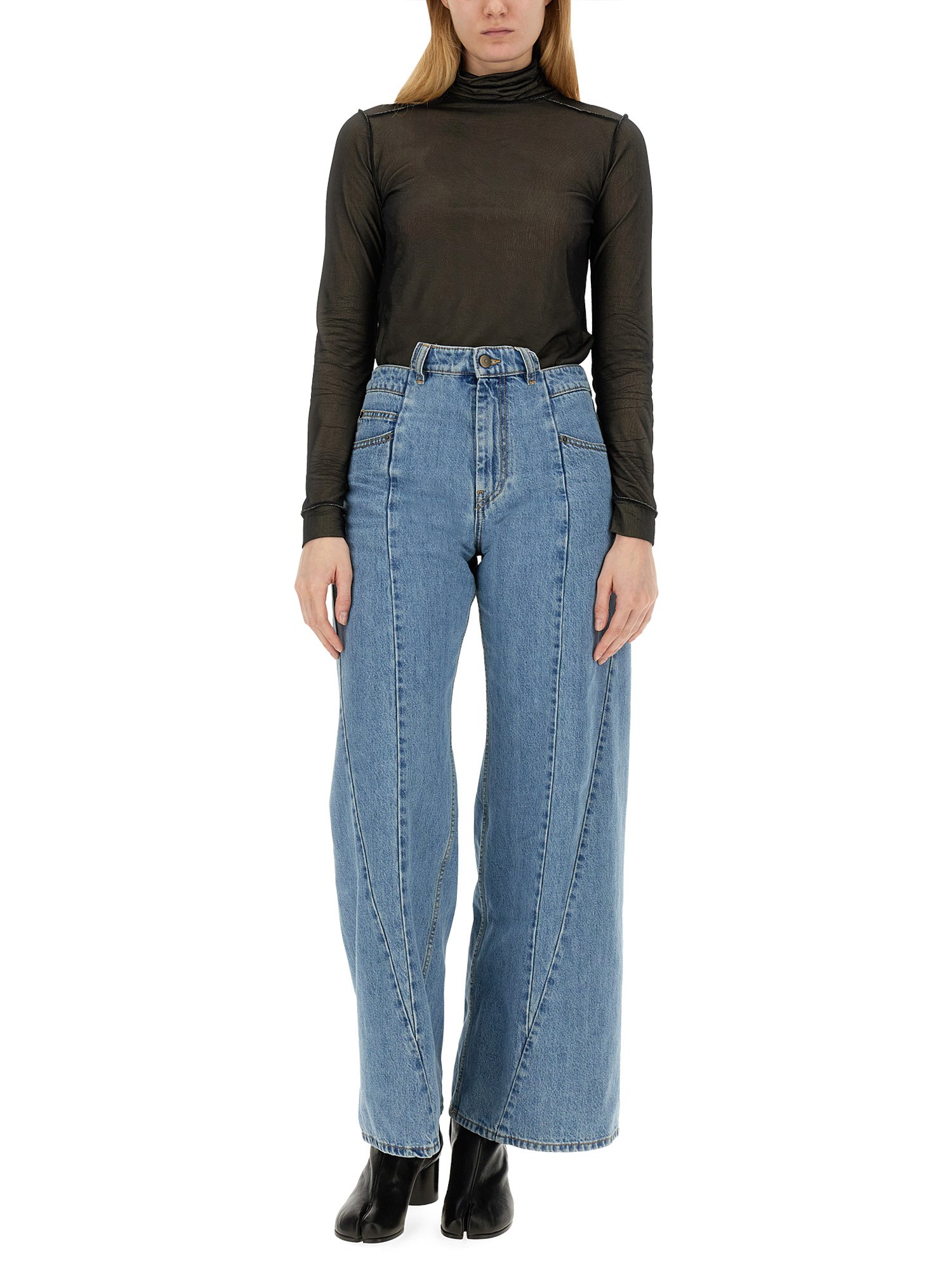 MAISON MARGIELA    COTTON DENIM JEANS