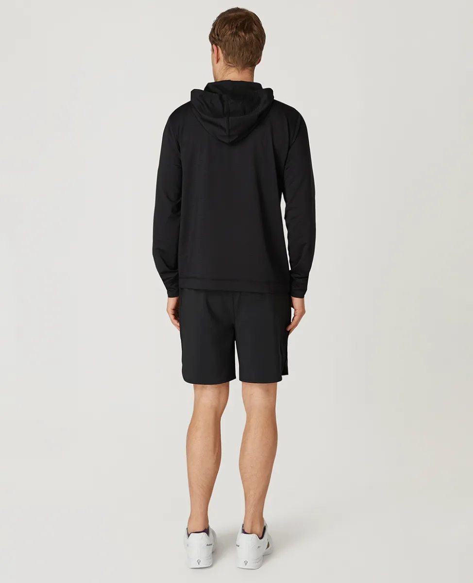 Mens Light Performance Hoody - Black